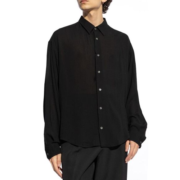 AMI Paris Mens Ami De Coeur Boxy Shirt XXL Black - NWT $495